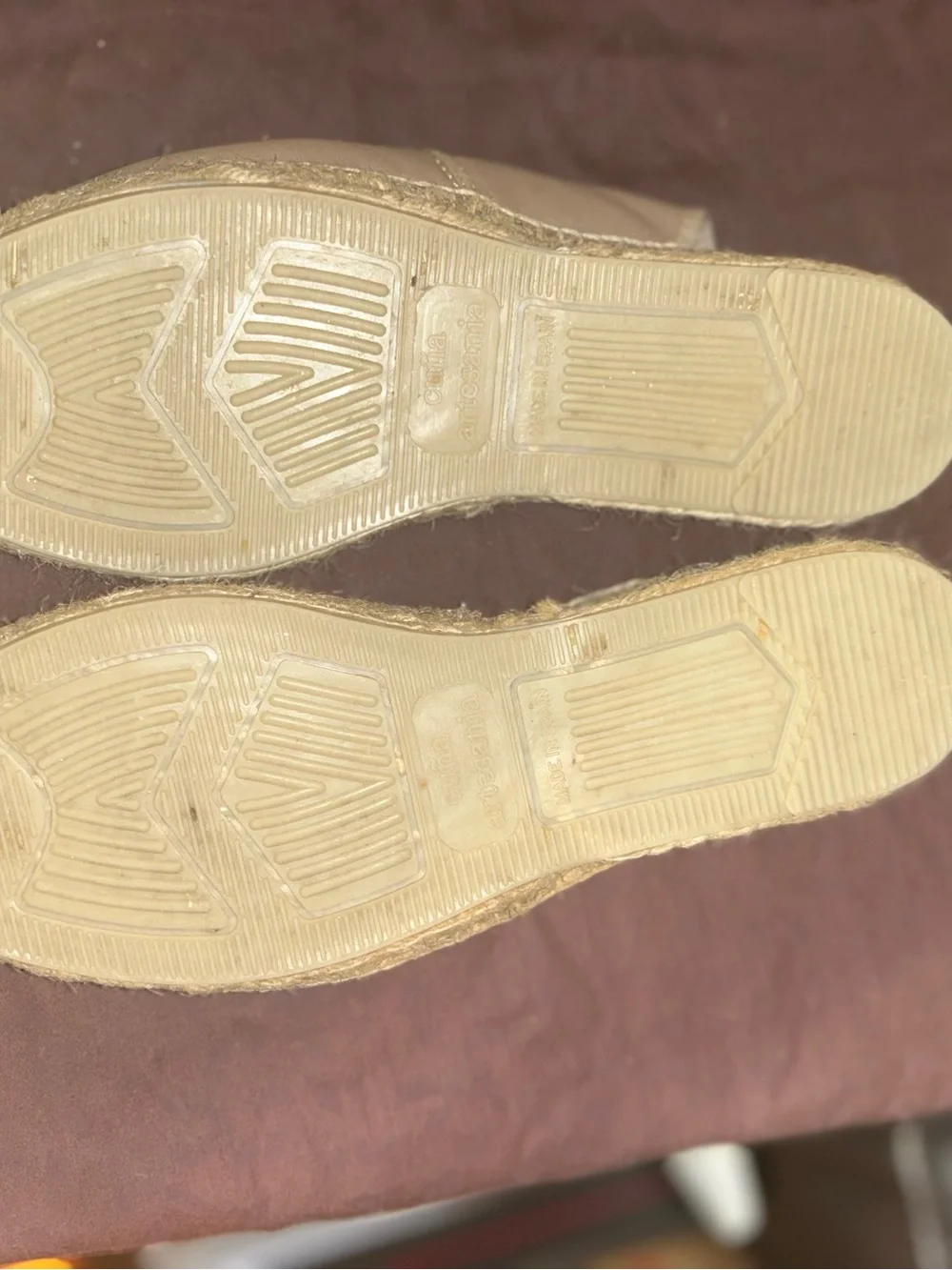Women's Slip-On Espadrille Flats in Taupe